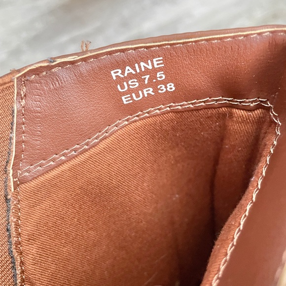 JustFab Raine wide calf riding boots faux leather - Picture 7 of 10